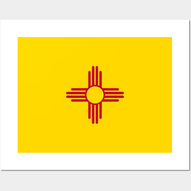 New Mexico State Flag Wall Art by Lucha Liberation